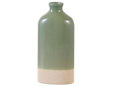 FLORERO CERAMICA 26x12x7cm VERDE        