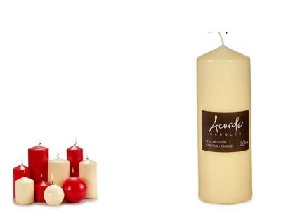 VELA TACO CREMA 20cm