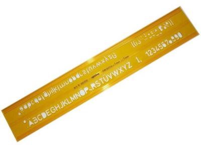 PLANTILLAS ROTRING LETRAS 25cm 0,7mm    