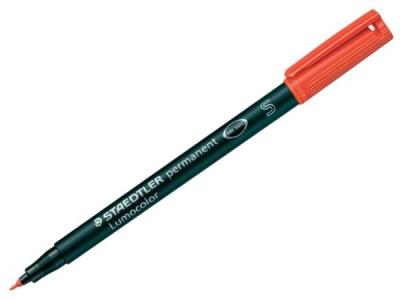 ROTULADOR PERMANENTE 0,4mm STAEDTLER_LUMOCOLOR 313 14cm ROJO  