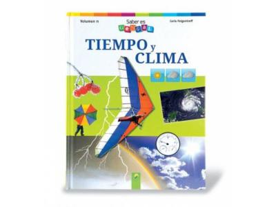 LIBRO LECTURA TIEMPO Y CLIMA TAPA DURA 29x22cm  *10#*