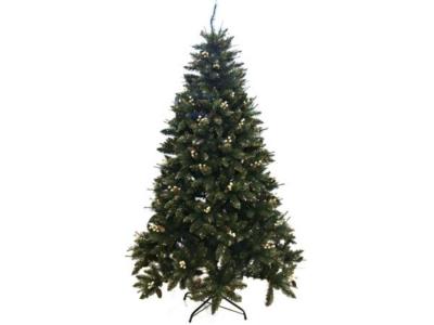 ARBOL PINO 210cm DECORADO ORO          