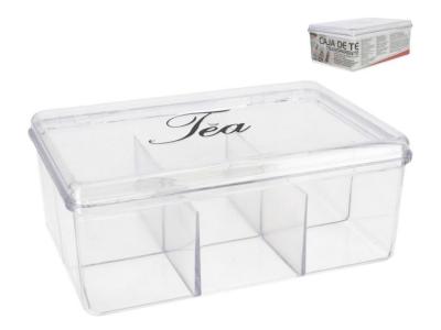 CAJA INFUSION TE TRANSPARENTE 21x14,5x9cm   