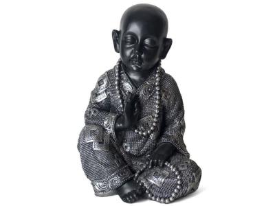 BUDA SENTADO ARGENTUM 25x20x37cm       