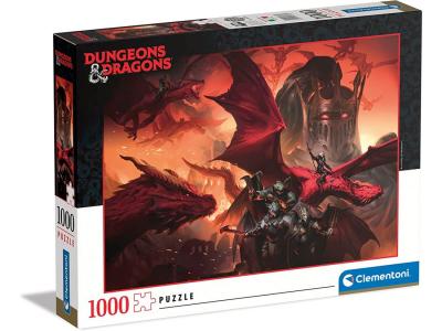 PUZZLE CLEMENTONI 1000 PIEZAS HQC DRAGONES Y MAZMORRAS