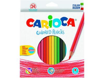 LAPIZ 24 COLORES CARIOCA(6){              5#12