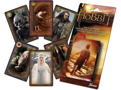 NAIPES FOURNIER INFANTIL THE HOBBIT 9,5x6,5cm ESTUCHE 42 CARTAS