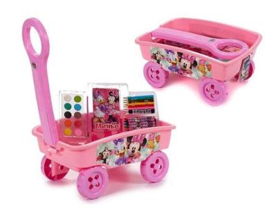 CARRETILLA SET 30 PIEZAS MINNIE 17x35x25cm   