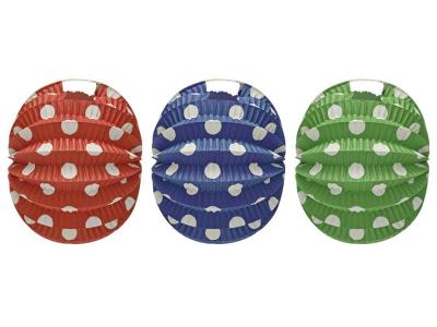 FAROLILLO ESFERICO 22cm UNICOLOR 12 Unidades         