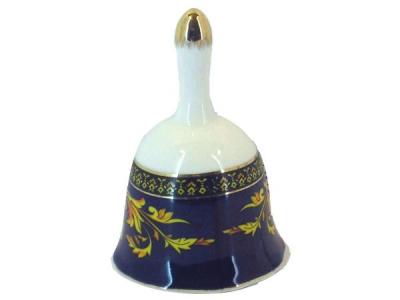 CAMPANA PORCELANA DECORADO AZUL 10cm*10#*=647521   