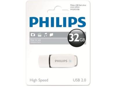 MEMORIA USB  32GB PHILIPS SNOW GREY 2.0{