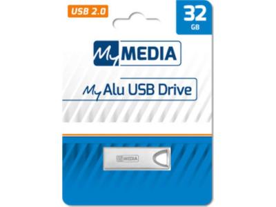 MEMORIA USB  32GB MYMEDIA METAL 2.0{    