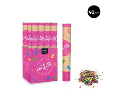CA�ON CONFETI METALIZADO 40cm  SURTIDO A ELEGIR 1