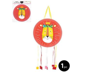 PI�ATA CARTON LEON IRIDISCENTE DIAMETRO 43cm