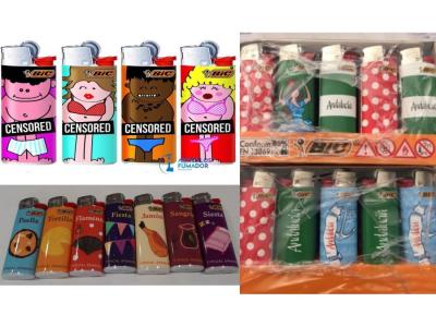 ENCENDEDOR BIC J25 6x2x1cm DISE�O  SURTIDO A ELEGIR 1  