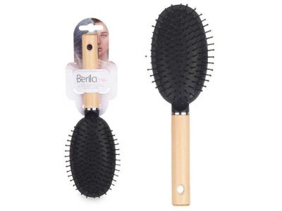 CEPILLO CABELLO OVALADO MANGO MADERA