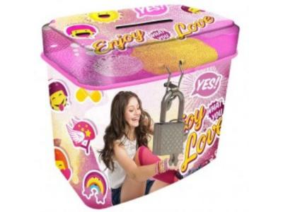 HUCHA CON CANDADO CUADRADA SOY LUNA 5,5x8x7cm 5#6