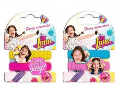 GOMA PELO 2 Unidades SOY LUNA BLISTER 9,5x7cm 2 SURTIDO A ELEGIR 1  