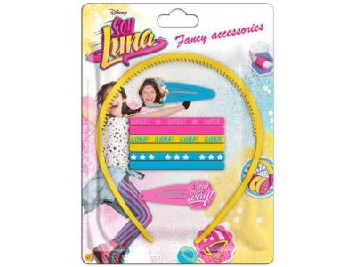 ACCESORIOS PELO SOY LUNA 9 PIEZAS BLISTER 19x4cm      
