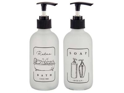 DOSIFICADOR BA�O VIDRIO 250ml RELAX  SURTIDO A ELEGIR 1       