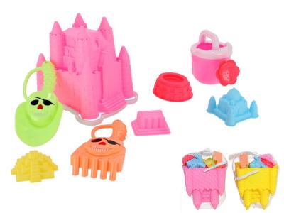 CUBO PLAYA SET CASTILLO 8 PIEZAS 23cm  SURTIDO A ELEGIR 1    