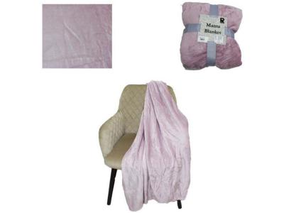 MANTA ROSA 130x170cm 445 Gramos              