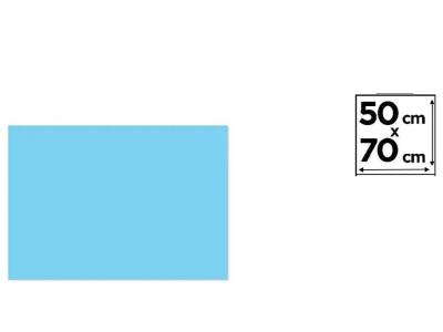 CARTULINA 50x70cm 180 Gramos AZUL MAR 25 Unidades    