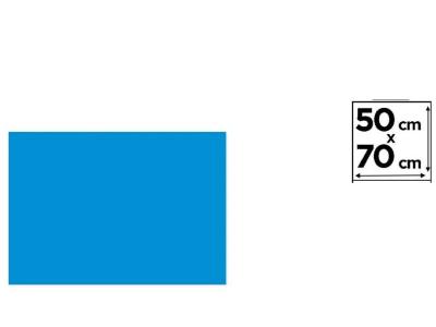 CARTULINA 50x70cm 180 Gramos AZUL TURQUESA 25 Unidades 