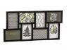 PORTAFOTOS 8 FOTOS PLASTICO NEGRO 53,3cm   