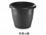 MACETA PLASTICO LIMA REDONDA LOUNGE GARDE 35cm