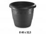 MACETA PLASTICO LIMA REDONDA LOUNGE GARDE 40cm