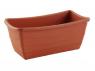JARDINERA PLASTICO DALIA  CON PLATO 26cm       