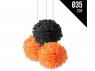 POM POM PAPEL REDONDO NA Y NEGRO  SURTIDO A ELEGIR 1