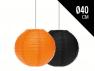 LAMPARA PAPEL ESFERA NARANJA Y NEGRO  SURTIDO A ELEGIR 1