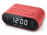 RADIO RELOJ MUSE FM 20 SINTONIAS ROJO   