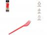 TENEDOR ROJO 16,5cm REUTILIZABLE 15 Unidades            