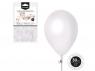 GLOBO METALIZADO BLANCO 30cm LATEX 10 Unidades       