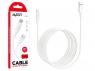 CABLE TIPO C A USB 3A 2m AVANT FORCE BLANCO 