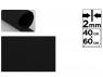 GOMA EVA 40x60cm 2mm NEGRA